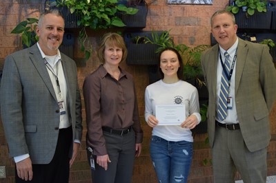 Bartosh recognized as finalist for National Merit Scholarship