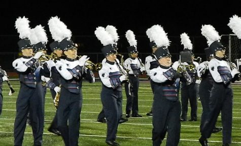 Shaler Area marching band performs at the Allegheny Valley Band Festival