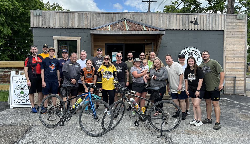 Bike+riders+help+support+the+Pittsburgh+Warriors+on+the+Montour+Trail+on+May+18