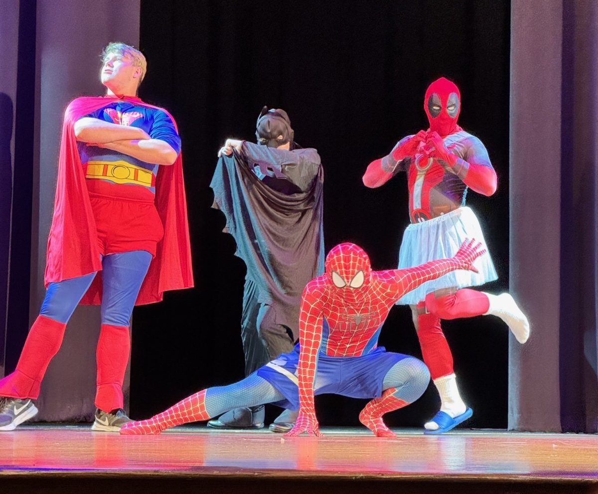 Mr. Shaler Area contestants during the Costume Competition